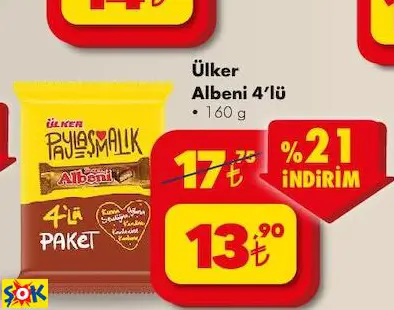 ÜLKER ALBENİ 4’LÜ ÜLKER ALBENİ 4’LÜ